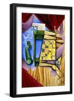 Backgammon, 1913-14-Juan Gris-Framed Giclee Print