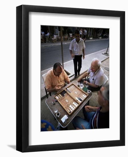 Backgammon, Kalamitsi, Peloponnese, Greece-Oliviero Olivieri-Framed Photographic Print