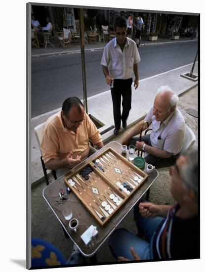 Backgammon, Kalamitsi, Peloponnese, Greece-Oliviero Olivieri-Mounted Photographic Print