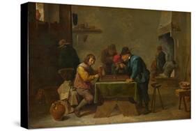 Backgammon Players, C. 1645-David Teniers the Younger-Stretched Canvas
