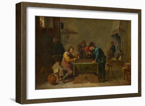 Backgammon Players, C. 1645-David Teniers the Younger-Framed Giclee Print