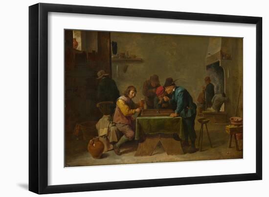 Backgammon Players, C. 1645-David Teniers the Younger-Framed Giclee Print