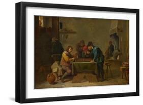 Backgammon Players, C. 1645-David Teniers the Younger-Framed Giclee Print