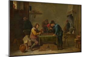 Backgammon Players, C. 1645-David Teniers the Younger-Mounted Giclee Print