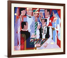 Backgammon Players-Giancarlo Impiglia-Framed Collectable Print