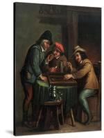 Backgammon Players-null-Stretched Canvas