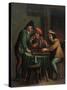 Backgammon Players-null-Stretched Canvas