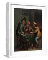 Backgammon Players-null-Framed Giclee Print