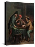 Backgammon Players-null-Stretched Canvas