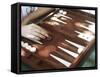 Backgammon-null-Framed Stretched Canvas