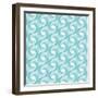 Background Illustration with Abstract Geometric Shapes-robodread-Framed Art Print