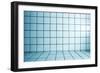 Background of Beautiful Modern Turquoise Luxury Bathroom Interior-Vladitto-Framed Premium Giclee Print