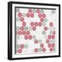 Background of Hexagon and Triangle-Little_cuckoo-Framed Art Print