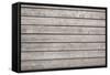 Background of Old Wooden Weathered Unpainted Deck Planks-elenathewise-Framed Stretched Canvas