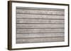 Background of Old Wooden Weathered Unpainted Deck Planks-elenathewise-Framed Photographic Print