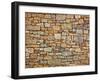 Background of Stone Wall Texture-viczast-Framed Photographic Print