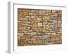 Background of Stone Wall Texture-viczast-Framed Photographic Print