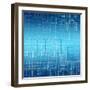 Background of the Architectural Drawings-cherezoff-Framed Art Print