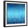 Background of the Architectural Drawings-cherezoff-Framed Art Print