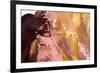 Background of Warm Colorful Abstract Painting-Kateryna Mostova-Framed Photographic Print