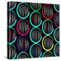 Background Pattern, with Circles and Strokes, Grungy-thank you for shopping-Stretched Canvas