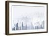 Background Sketch with Building Plan and Strategy-Sergey Nivens-Framed Premium Giclee Print