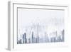 Background Sketch with Building Plan and Strategy-Sergey Nivens-Framed Art Print