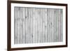 Background Texture of Old White Painted Wooden Lining Boards Wall-Eugene Sergeev-Framed Photographic Print