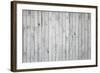 Background Texture of Old White Painted Wooden Lining Boards Wall-Eugene Sergeev-Framed Photographic Print