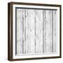 Background Texture of Old White Painted Wooden Lining Boards Wall-Eugene Sergeev-Framed Art Print