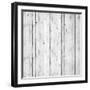 Background Texture of Old White Painted Wooden Lining Boards Wall-Eugene Sergeev-Framed Art Print