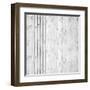 Background Texture of Old White Painted Wooden Lining Boards Wall-Eugene Sergeev-Framed Art Print