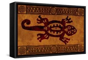 Background With American Indian National Patterns-frenta-Framed Stretched Canvas