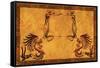 Background With American Indian National Patterns-frenta-Framed Stretched Canvas