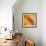 Background with Autumn Leaves-lolya1988-Framed Art Print displayed on a wall