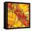 Background with Autumn Leaves-lolya1988-Framed Stretched Canvas