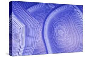 Background with Blue Agate Structure-Dr Alex-Stretched Canvas