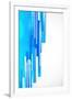 Background With Blue Lines-Denchik-Framed Premium Giclee Print