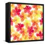 Background with Colorful Flowers-Naddiya-Framed Stretched Canvas