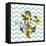 Background with Flowers Dandelion and Anchor-Rasveta-Framed Stretched Canvas