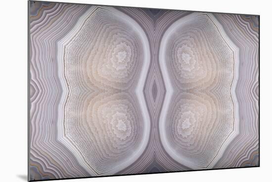 Background with Grey Agate Structure-Dr Alex-Mounted Photographic Print