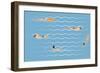 Background with Swimming Pool-Milovelen-Framed Premium Giclee Print