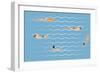 Background with Swimming Pool-Milovelen-Framed Premium Giclee Print