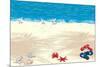Background with Tropical Sand Beach-Milovelen-Mounted Premium Giclee Print