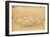 Background with Waves-il67-Framed Art Print