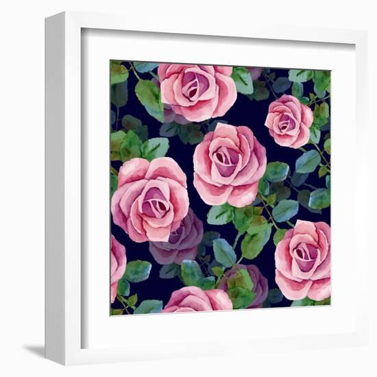 Background-mika48-Framed Art Print