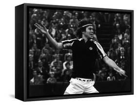 Backhand Volley by John Mcenroe-null-Framed Stretched Canvas