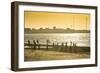 Backlight at Men Playing Soccer at the Beach of Bukha, Musandam, Oman, Middle East-Michael Runkel-Framed Photographic Print