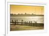 Backlight at Men Playing Soccer at the Beach of Bukha, Musandam, Oman, Middle East-Michael Runkel-Framed Photographic Print