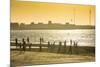 Backlight at Men Playing Soccer at the Beach of Bukha, Musandam, Oman, Middle East-Michael Runkel-Mounted Photographic Print